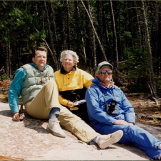 1992 Vic, Lois, Jack - Sabourin Lake, Ontario