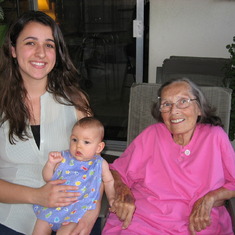 Christina, Kathleen, and Grandma (Summer 2013)