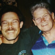 My momma with Theo who has also passed.