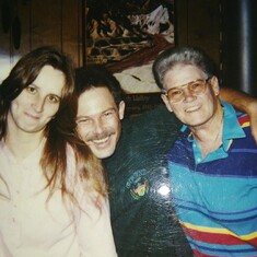 My momma with Theo and his wife Sheri.