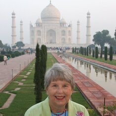 The Taj Mahal, India.  October 2005