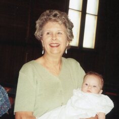 Granddaughter Isabelle's baptismal.  July 11, 1999