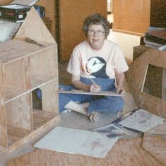 Let the doll house begin!  Summer 1991