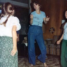 Dancing to Saturday NIght Fever.  June 24, 1978