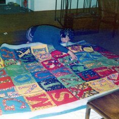 The Alphabet Quilt.  May 1973