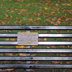 Uncle Loloh's Memorial Bench at Avery Hill Park
