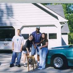 Lonie, Kelly, Scott and Kristin April 1997