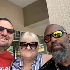Wesley Hambley & myself & Hubby, we went & celebrated my birthday with them in Orlando Florida 2020