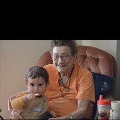 Your only Great Grandson Ryker Hambley. You were always so excited when he came cause he would run up to you with great big hug’s. Then he would lay down with you in bed & cuddle 