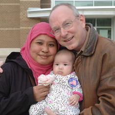 Gordon and Orzya welcome Marilyn to their family