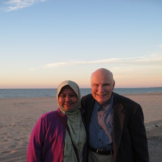 October 10, 2013 Oryza & Loren, Lake Michigan