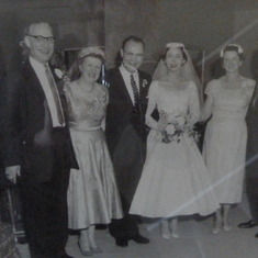 Lyn and Loren with Henry and Mae Houtman and Gladys and Ralph Oelz