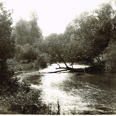 The Pine River where Loren grew up fishing with his father