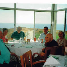 Loren and Lyn with Marie and Phil and Jackie at Arcadia Bluffs