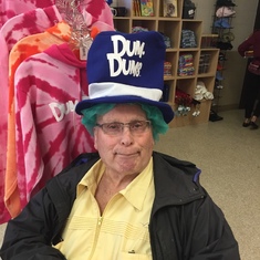 "I think this hat shows my personality" - grandpa 