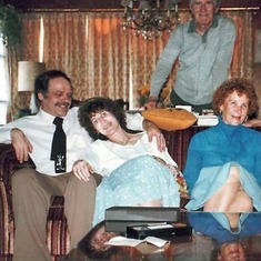 April 1987 ~ John, Cat, Mel, Lorett
