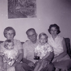 Grandma and Grandpa, Mom, Jonna, Lon