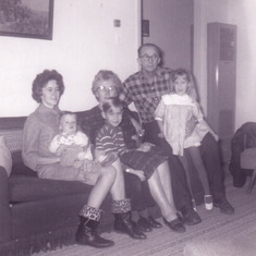 Mom, Grandma and Grandpa, Ray, Lon, me