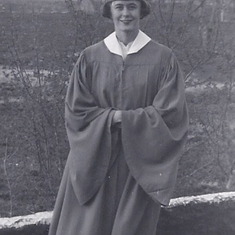 High School Graduation. 1954