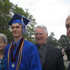 Mom and Walt with Jajean and Jay at UB graduation