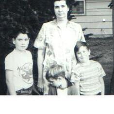 Lori, Tom, Steve, and Paul. June 1967.