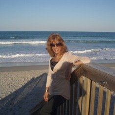 Mom at the beach
