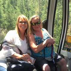 On the gondola in Vail - June 2018