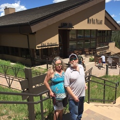 At the restaurant at the top in Vail, June 2018