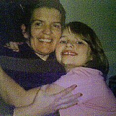 This is a picture of my mother and I when I was just a little girl.