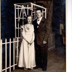 Prom with Uncle Bud Gogstad 1949