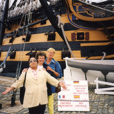"Welcome to my little ship" (HMS Victory!)