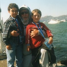 2002  Fleetweek Lou with Spencer and Aaron