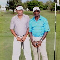 Loughton Taylor and Mike Simmons at the Miccosukee Golf & Country Club, Miami - Florida.
