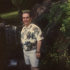 Dad/Lou in Hawaii (Big Island) 1998