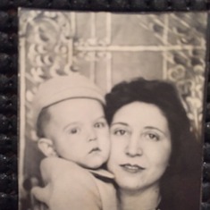 Nettie (Lou's Mother) and Baby Lou/Dad