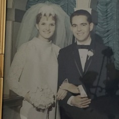 Lou and Eydie's Wedding picture.