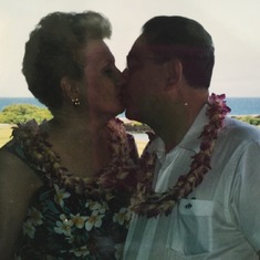 Mom and Dad/Eydie and Lou in Hawaii (Big Island). 1998
