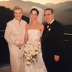 Gina and Gary's wedding with Mom/Eydie and Dad/Lou Mortellaro, June 23rd, 2002
