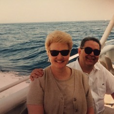 Dad/Lou, Eydie/Mom, in Monaco 1997.
