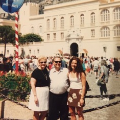 Dad/Lou, Eydie/Mom, and Gina in Monaco 1997.