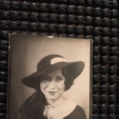 Nettie Mortellaro (formerly, Nettie DeNuzzi) - Lou's/Dad's Mother as a young woman. Early 1940's/Late 1930's?