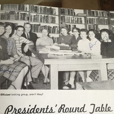 Lou at a Student Council Meeting at North Denver High School 1961 - Junior class president