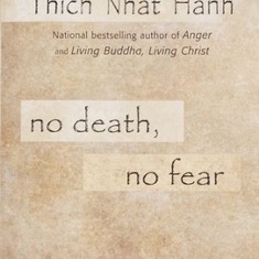Thich Nhat Hanh, in "No Death, No Fear” book cover.