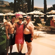 Eydie, Lou and Gary Gomez - Las Vegas (Bellagio) June 2001