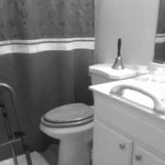 Dad's private bathroom.