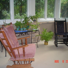 Beacon Place sun room for hospice patients.