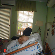 Dad sleeping, he looked like a beautiful angel. He had a kinda glow in his face as his wrinkles slowing seem to disappear a couple of days before God took him into Heaven.