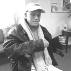 Dad at doctor's office for PT INR lab.