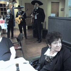 Mary Lou Vela and Mariachis