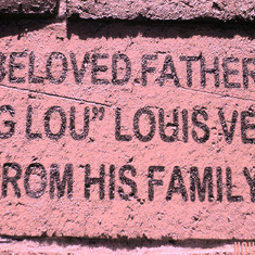 Beloved Father (Big Lou) Memorial Brick